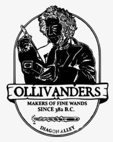 Ollivanders Makers Of Fine Wands Since 382 Bc - Illustration, HD Png Download, Free Download