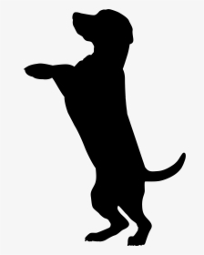 Dog Silhouette Png Clip Art Image - Silhouette Dog Clipart Png, Transparent Png, Free Download