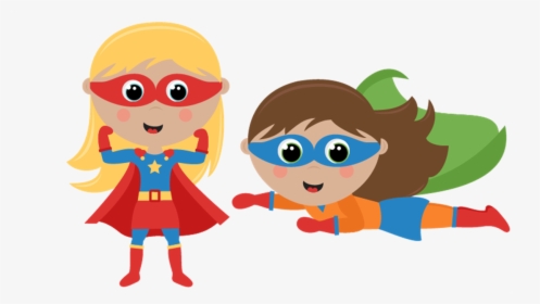 Super Heroes Png - Superhero Boy And Girl Clipart, Transparent Png, Free Download