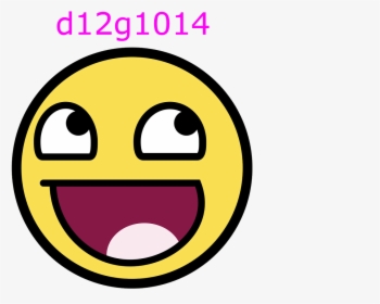 Youtube Smiley Face Clip Art - Awesome Face, HD Png Download, Free Download