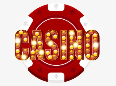 Red Casino Chip Decoration Png Clip Art - Transparent Casino Clip Art, Png Download, Free Download