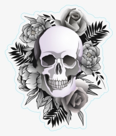 Clipart Galleryneed Flower Wicked Evil Skull Clipart - Skull, HD Png Download, Free Download