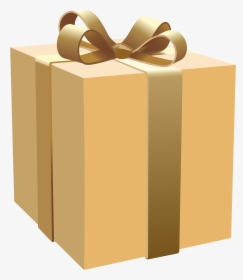 Cream Gift Box Png Clipart - Real Gift Box Png, Transparent Png, Free Download