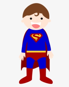 Kindergarten Clipart Superhero - Superman Boy Png, Transparent Png, Free Download