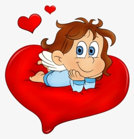 Valentines Day Clip Art - Good Night Status Cartoon, HD Png Download, Free Download