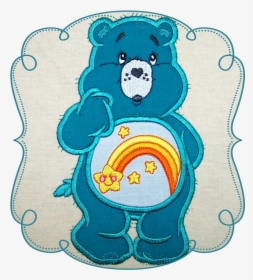 Rainbow Cuddle Bear - Cartoon Hand Embroidery Designs, HD Png Download, Free Download