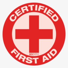Certified First Aid Hard Hat Emblem - First Aid Certified Symbol Transparent, HD Png Download, Free Download