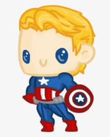 Thumb Image - Captain America Cute Png, Transparent Png, Free Download