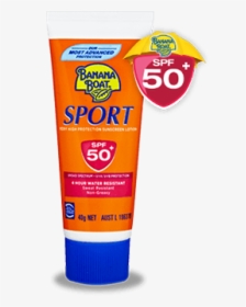 Banana Boat Sport Spf 50 Sunscreen 40g - Cosmetics, HD Png Download, Free Download