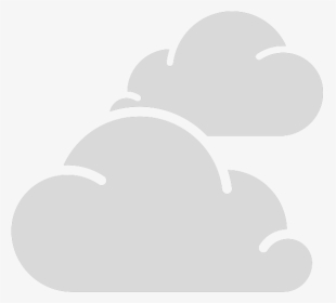 Simple Weather Icons Cloudy - Transparent Cloudy Weather Icon, HD Png Download, Free Download