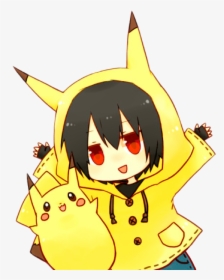 #pokemon #pikachu #chibi #anime #boy #cute #tumblr - Ethan Neko, HD Png Download, Free Download