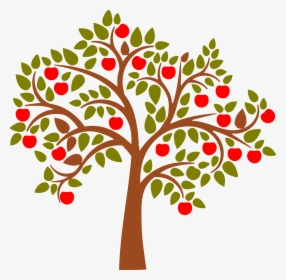 Wall Decal Apples - Apple Tree Vector Png, Transparent Png, Free Download