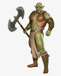 Orc, Ogre, Troll, Warrior, Monster, Fantasy, Goblin - Action Figure, HD Png Download, Free Download