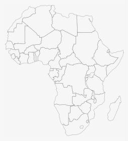 Blank Political Map Of Africa, HD Png Download, Free Download