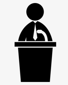 Political Candidate Speech Svg Png Icon Free Download - Election Candidate Png, Transparent Png, Free Download