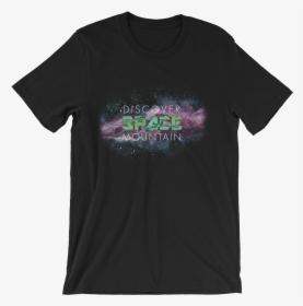 Space Mountain Mockup Wrinkle-front Black - Friend Of Freq Shirt, HD Png Download, Free Download