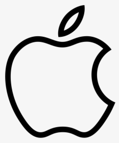 Apple Outline At Getdrawings - Apple Icon Plain Logo Png, Transparent Png, Free Download