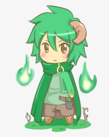 Earth Chibi Forest - Chibi Anime Boy Green Hair, HD Png Download, Free Download
