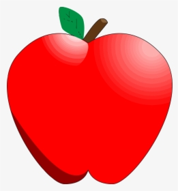 Heart,love,apple - Cartoon Apple, HD Png Download, Free Download