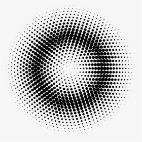 Clip Art Halftone Gradient Photoshop - Halftone Pattern Circle Png, Transparent Png, Free Download