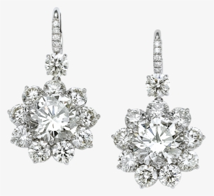 Diamond Earrings Png Image, Transparent Png, Free Download