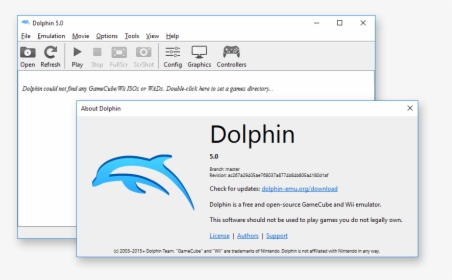 Transparent 3d Dolphin Png - Dolphin Emulator, Png Download, Free Download