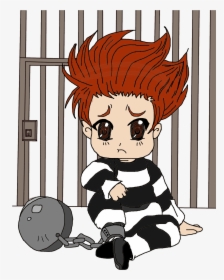 Cartoon Boy Jail Transparent, HD Png Download, Free Download