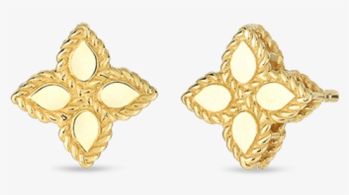 Roberto Coin Small Stud Earrings - Small Earring Jewellery Png, Transparent Png, Free Download