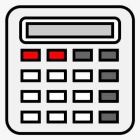 Area,office Equipment,text - Calculator Clipart, HD Png Download, Free Download