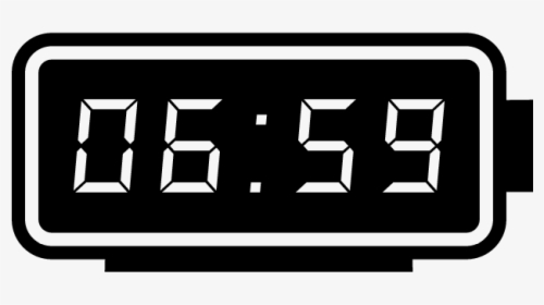 Download Electronic Clock Png Image 66819 For Designing - Alarm Clock Icon Digital, Transparent Png, Free Download