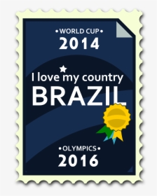 Brazil Big Image Png - Postage Stamp, Transparent Png, Free Download