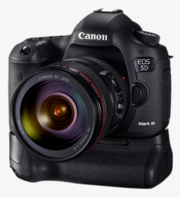 Canon Eos 6d With Battery Grip , Png Download - Canon 5d Mark Iii With Battery Grip, Transparent Png, Free Download