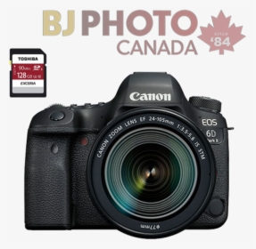 Canon Eos 6d Mark Ii Kit Ef 24 105mm F4l Is Ii Usm, HD Png Download, Free Download