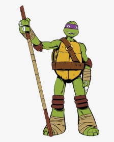 Donatello Ninja Turtle Cartoon, HD Png Download, Free Download