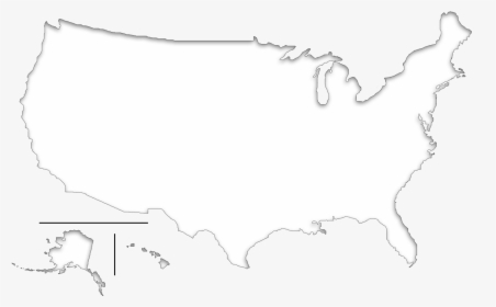 Blind Map Of Usa Svg Black And White Library - St Louis On A Map, HD Png Download, Free Download