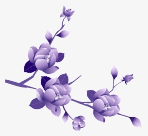 Lavender Clipart Painted - Transparent Background Purple Flower Png, Png Download, Free Download