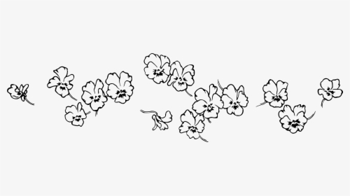 Svg Library Floral Frames Illustrations Hd Images Photo- - Black And White Flower Drawing Png, Transparent Png, Free Download