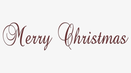 Merry Christmas Text Png Picture - Merry Christmas Words No Background, Transparent Png, Free Download