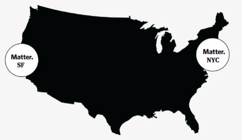 Transparent Nyc Silhouette Png - 2016 Election Map Purple, Png Download, Free Download