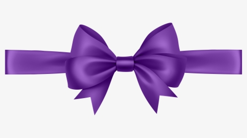 Bow To Print Crossword - Transparent Background Purple Bow Png, Png Download, Free Download