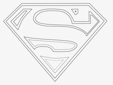 Superman Logo Black And White Png - Superman Logo White Transparent, Png Download, Free Download