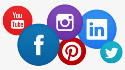 Free Png Download Web Instagram Facebook Twitter Logos - Social Media Bar Png, Transparent Png, Free Download