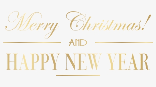 Clip Art Merry Christmas And Happy New Year In Chinese - Calligraphy, HD Png Download, Free Download