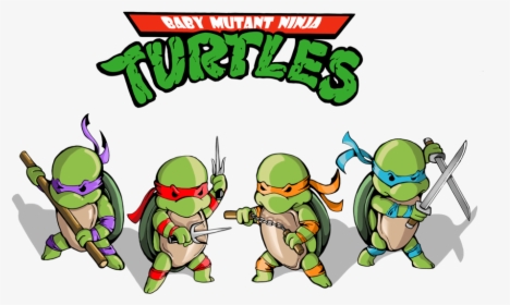Baby Mutant Ninja Turtles, HD Png Download, Free Download