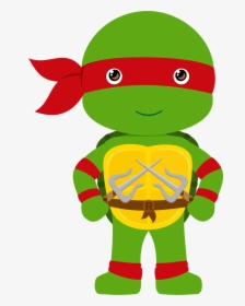 Transparent Ninja Clipart - Baby Ninja Turtles Clip Art, HD Png Download, Free Download