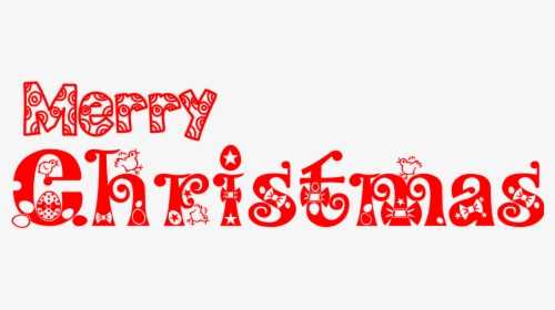 Merry Christmas Text Png - Merry Christmas Words Transparent Background, Png Download, Free Download