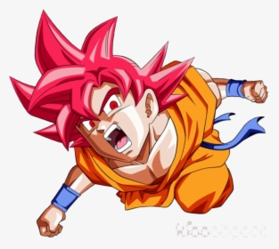 Dragon Ball Goku Super Saiyan God Clipart Vegeta Beerus - Dragon Ball Super Goku Ssj God, HD Png Download, Free Download