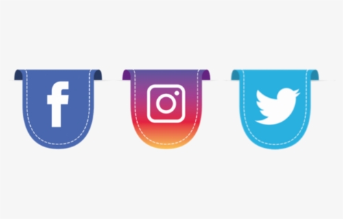 #facebook Instagram Twitter Png Logo @mennasallam3 - Graphic Design, Transparent Png, Free Download