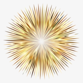 Gold Firework No Background, HD Png Download, Free Download
