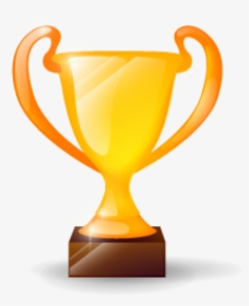Golden Cup 3d Icon - Trophy Icon Png Gold, Transparent Png, Free Download